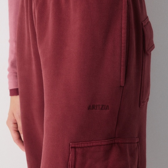 Aritzia Cozy Sweatfleece Mega Cargo™ Sweatpant – Vintage Cordovan, XS - Picture 10 of 12